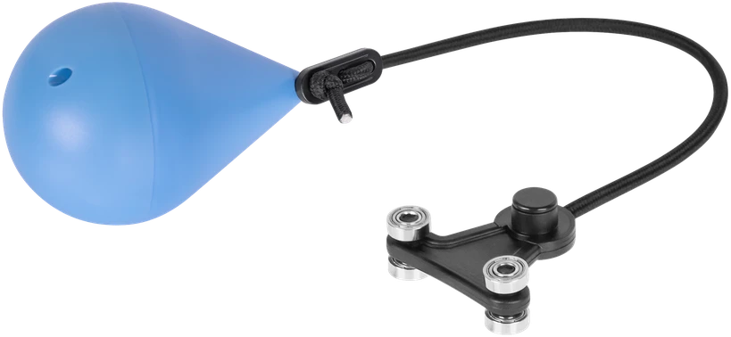 Smart Hula Hop liekninamasis lankas su kniedėmis ir svarmenimis, 50 cm, mėlynas, REBEL ACTIVE