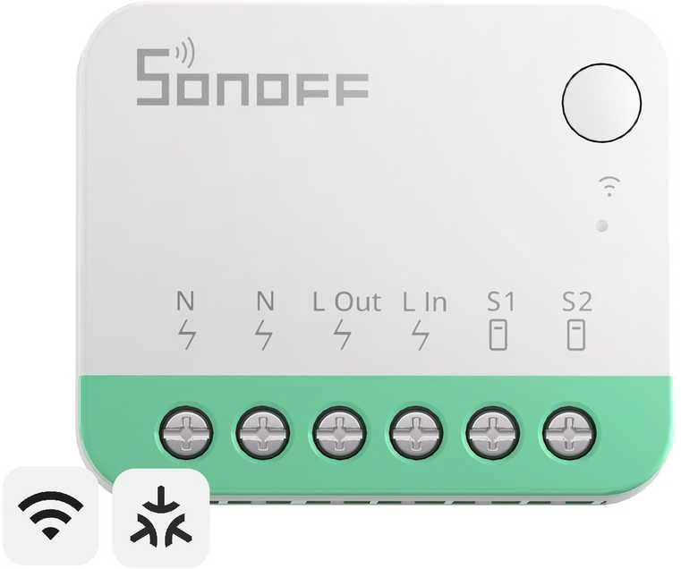 Sonoff MINI R4M Wifi relė suterinama su Matter (MINIR4M)