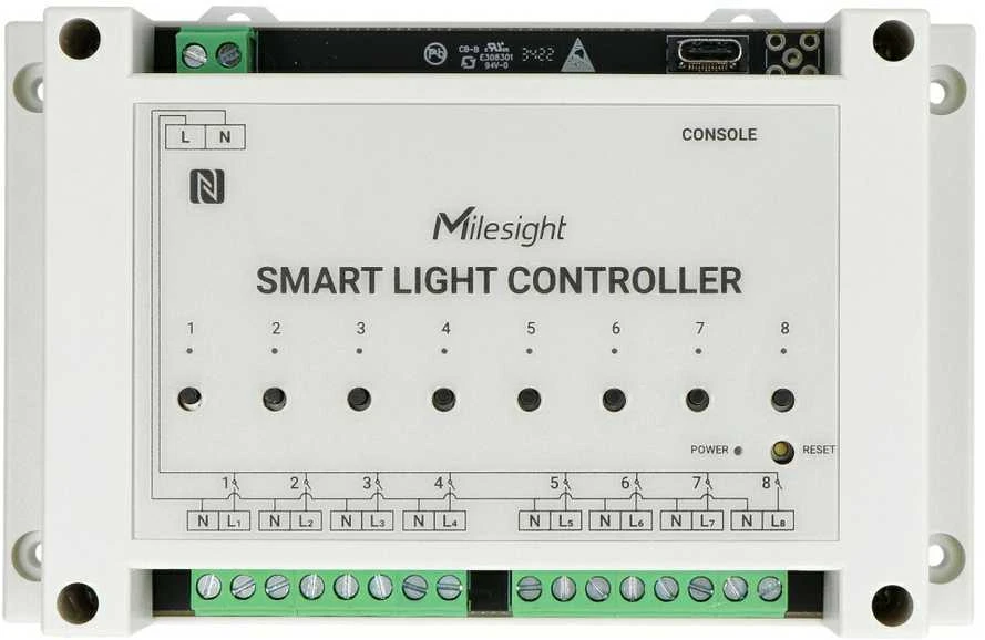 Išmanusis LoRaWAN apšvietimo valdiklis - LN versija - Milesight WS558-868M