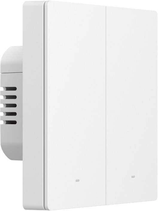 SONOFF M5 2 klavišų sieninis jungiklis 86mm pločio baltas M5-2C-86