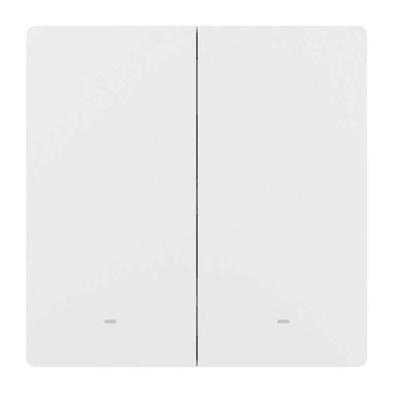 SONOFF M5 2 klavišų sieninis jungiklis 86mm pločio baltas M5-2C-86