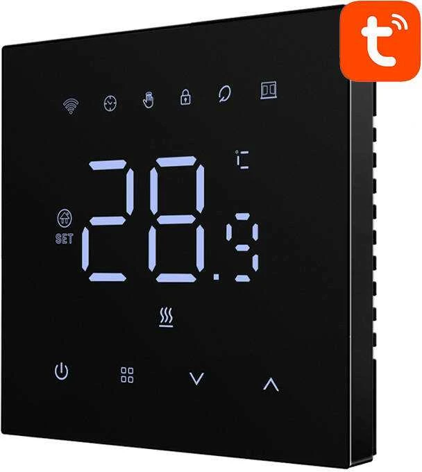 Išmanusis termostatas Avatto WT410-BH-3A-B dujinis boileris 3A WiFi