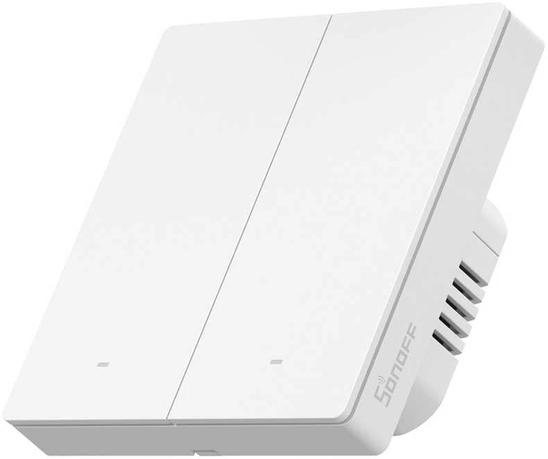 Sonoff SwitchMan ZBM5 Zigbee jungiklis 2 klavišų, baltas 86W