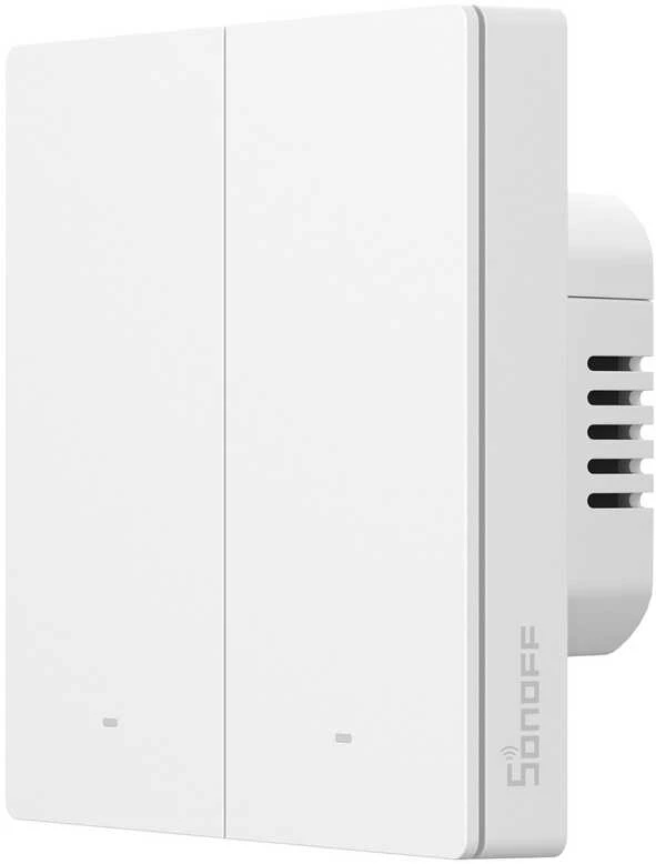 Sonoff SwitchMan ZBM5 Zigbee jungiklis 2 klavišų, baltas 86W