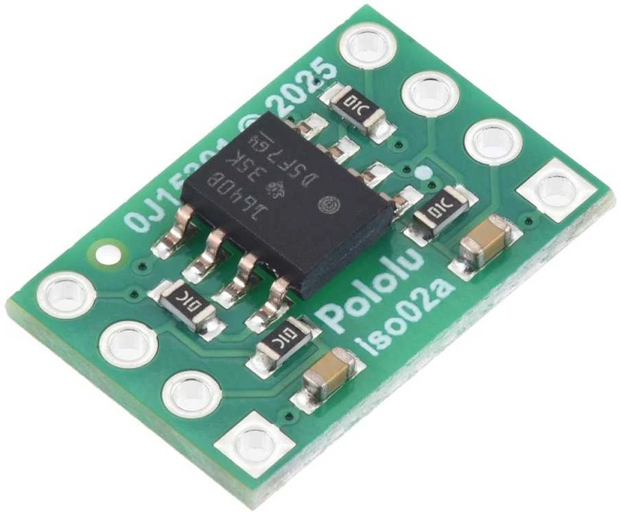 ISO1640 I2C izoliatoriaus modulis, žalia plokštė