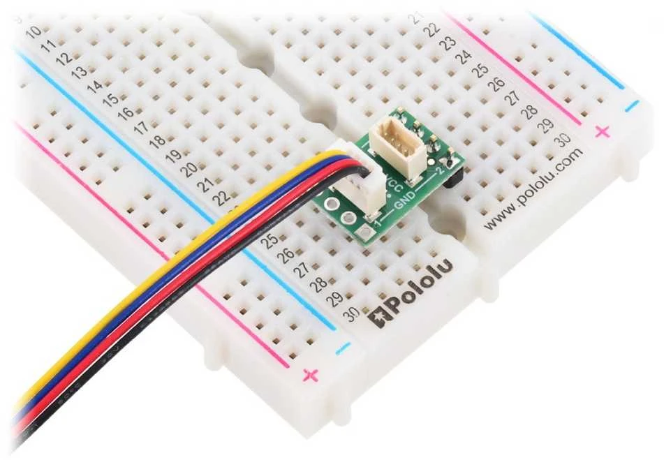 ISO1640 – dvikryptis I2C izoliatorius – JST SH 4 kontaktų – 3–5.5 V / 2.25–5.5 V – Pololu 5391