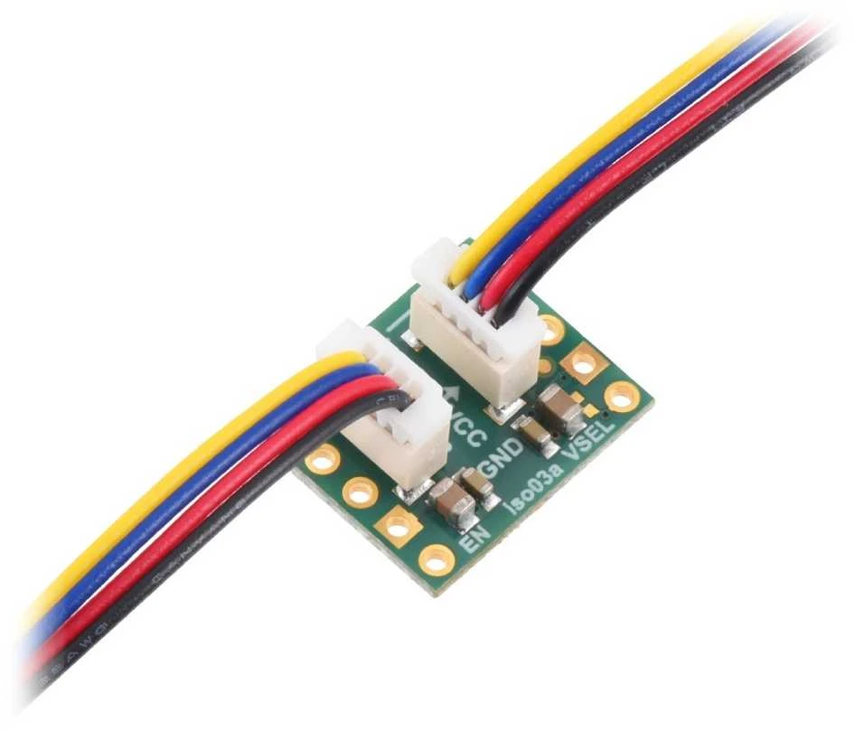 ISO1640 - Dvikryptis I2C izoliatorius su izoliuotu maitinimo šaltiniu - JST SH 4 kontaktų - 5V/3.3V, 200mA - Pololu 5393