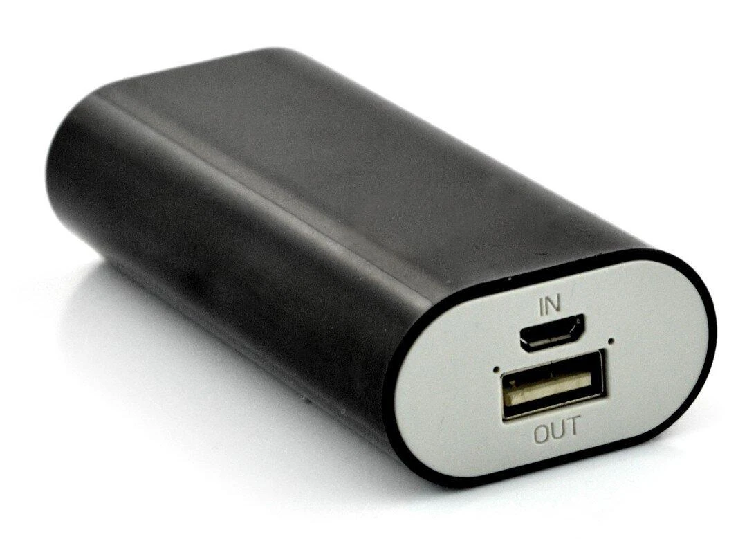 Power Bank Esperanza Hadron EMP105K (4400mAh; microUSB, USB 2.0; spalva juoda)