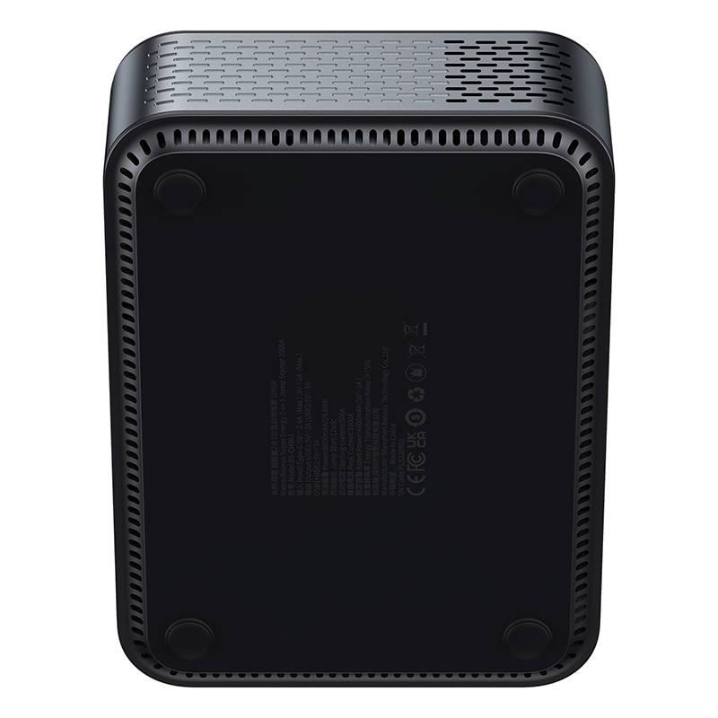 Išorinis akumuliatorius/starteris + kompresorius 2in1 Baseus Super Energy automobilinis Jump Starter, 8000mAh, 1000A USB - juodas
