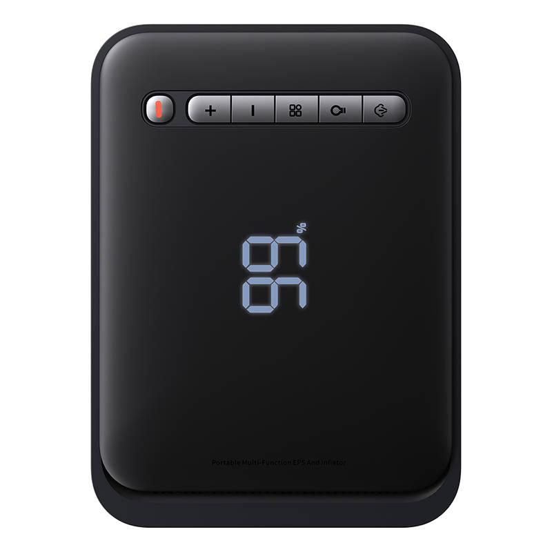 Išorinis akumuliatorius/starteris + kompresorius 2in1 Baseus Super Energy automobilinis Jump Starter, 8000mAh, 1000A USB - juodas