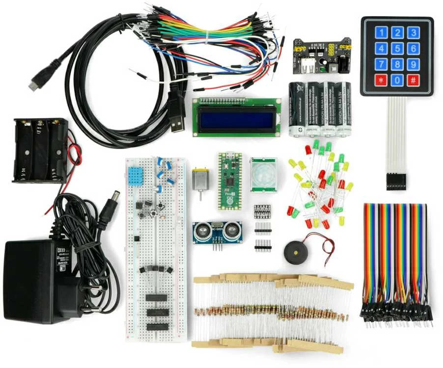 Raspberry Pi Pico 2 elektronikos komponentų rinkinys