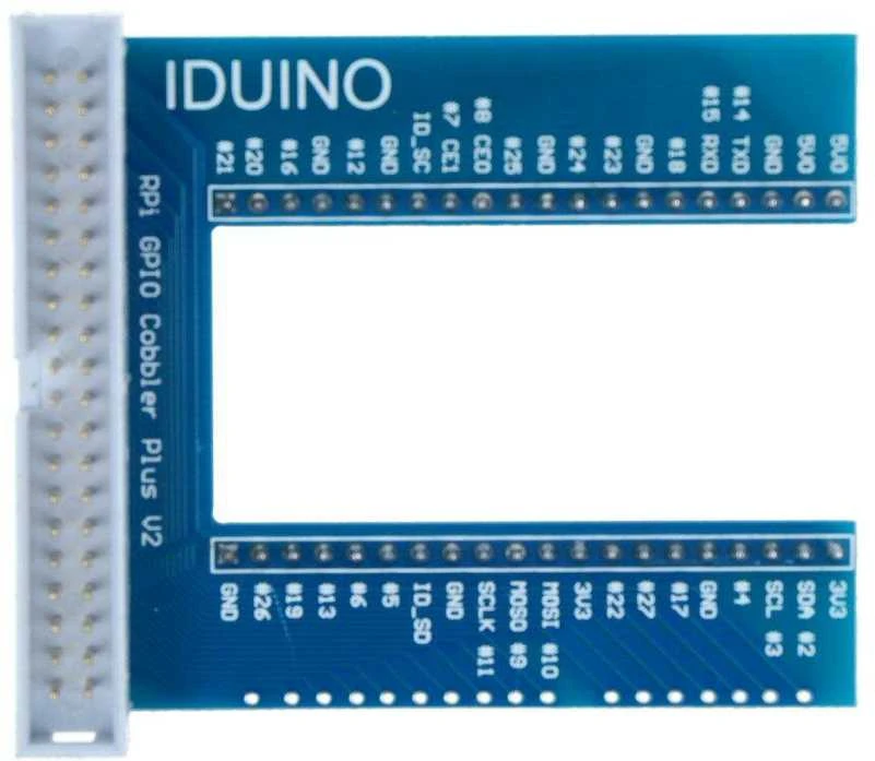 Išplėtimo rinkinys - Raspberry Pi išplėtimas į maketavimo plokštę + juosta + maketavimo plokštė - Iduino RA028