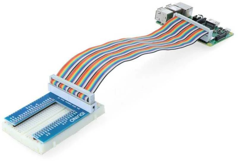 Raspberry Pi sujungimo rinkinys su maketavimo plokšte