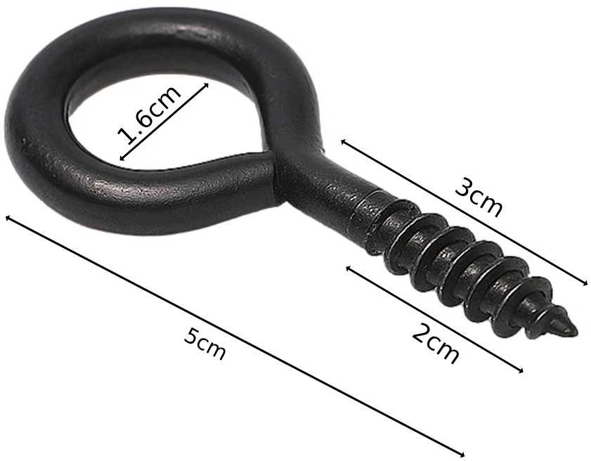 Oem Įsukamas kabliukas su kilpa 7cm - Lubų pakaba - Laikiklis
