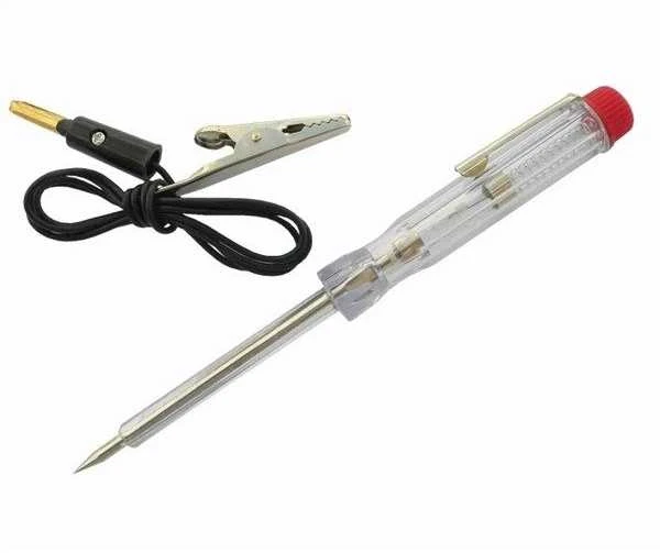 Oem Įtampos testeris - 6-24V testeris - mėgintuvėlis su kabeliu su aligatoriaus spaustuku