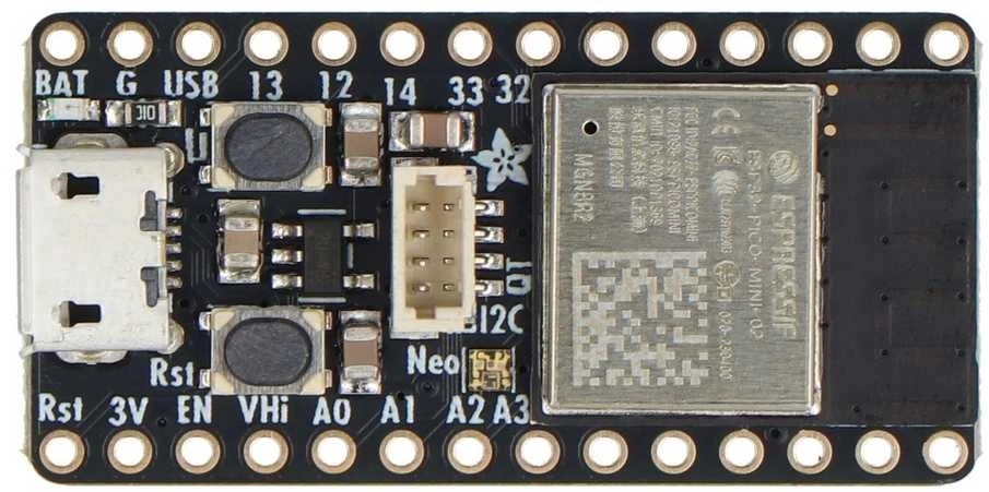 ItsyBitsy ESP32 plokštė su ESP32-PICO-MINI-02 moduliu