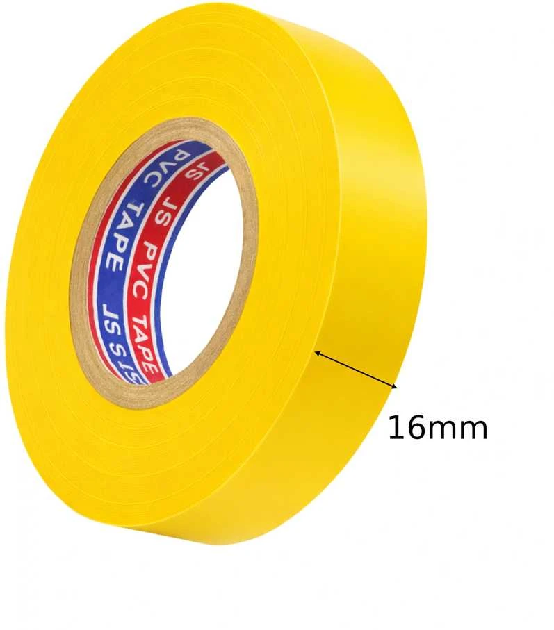 Izoliacinė juosta 16 mm x 10 m - juoda - PVC apsauginė juosta