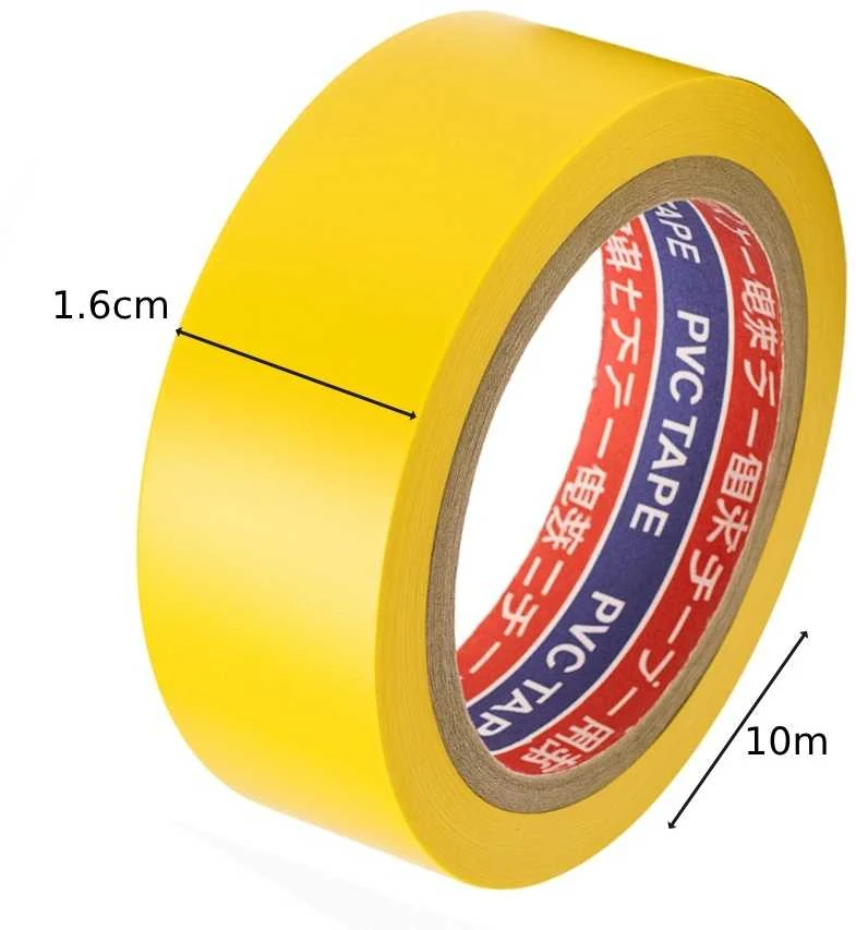 Oem Izoliacinė juosta 16 mm x 10 m - juoda - PVC apsauginė juosta