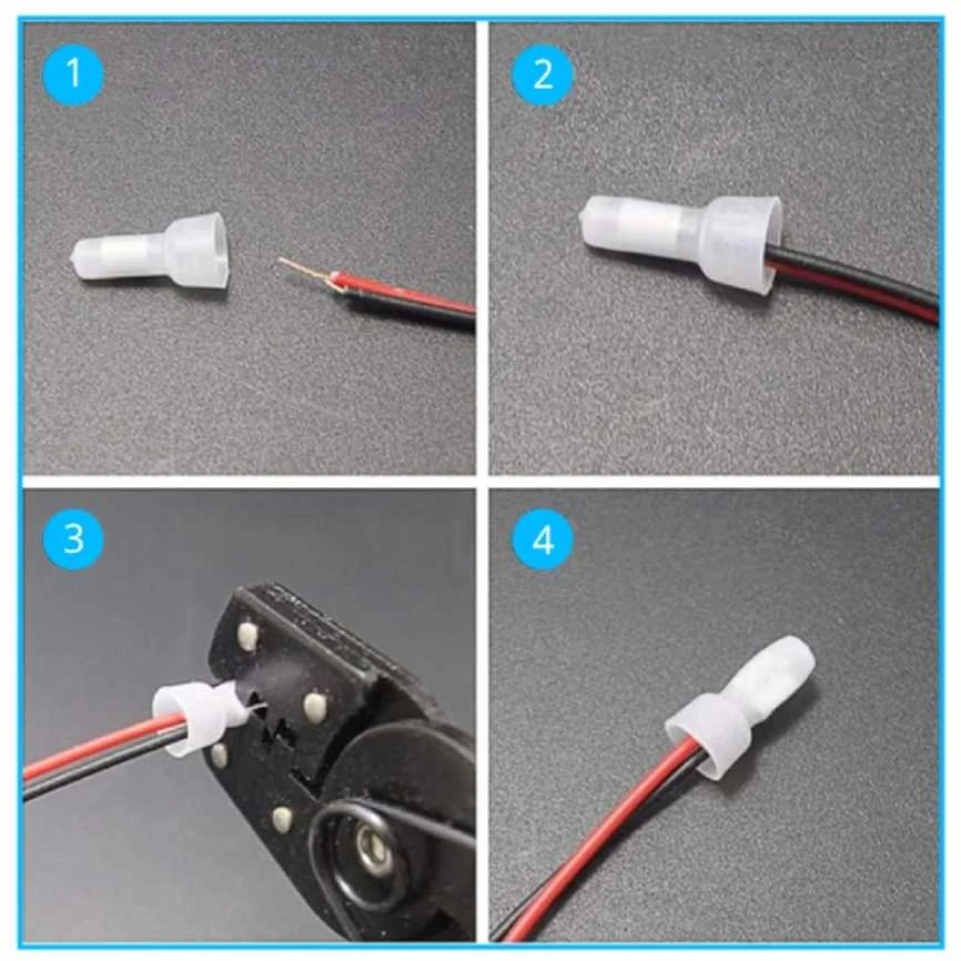 Oem Izoliuota kabelio jungtis ZPI 2.5 - 10 vnt, - Kabelio antgalis