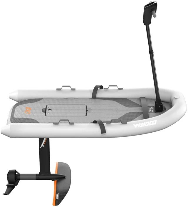 Jei kalbame apie paspirtuko komplektą, Waydoo EVO 130L