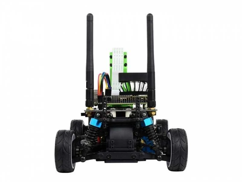 JetRacer Pro Al – keturių ratų roboto platforma su kamera, nuolatinės srovės pavara, OLED ekranu Nvidia Jetson Nano Pro – Waveshare 18432