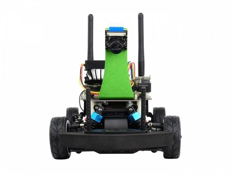 JetRacer Pro Al – keturių ratų roboto platforma su kamera, nuolatinės srovės pavara, OLED ekranu Nvidia Jetson Nano Pro – Waveshare 18432