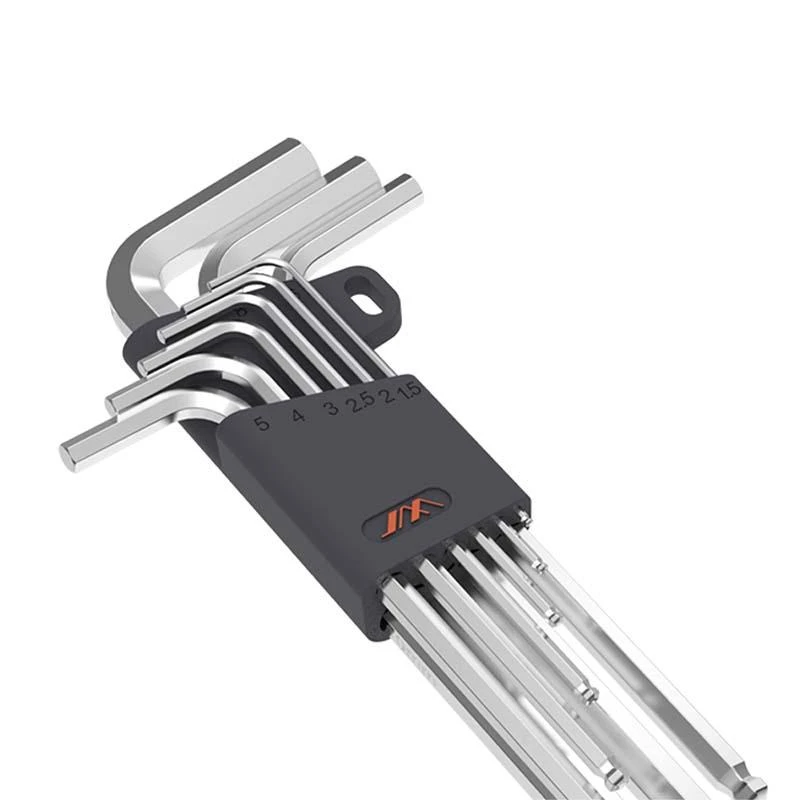 Hatlapfejű kulcskészletek JIMI Home JM-G1309N 1.5-10 mm (ezüst)