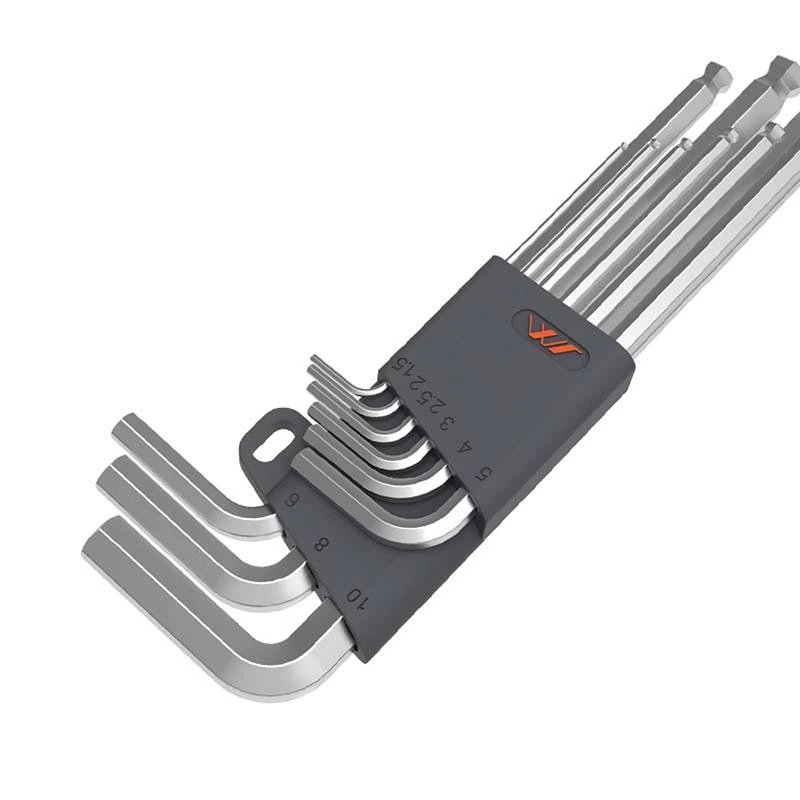 Hatlapfejű kulcskészletek JIMI Home JM-G1309N 1.5-10 mm (ezüst)