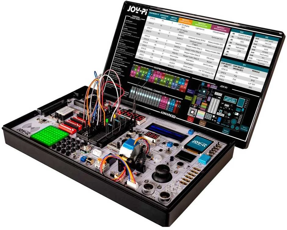 Joy-Pi Advanced – edukacinis rinkinys elektronikos ir programavimo mokymuisi – Joy-IT