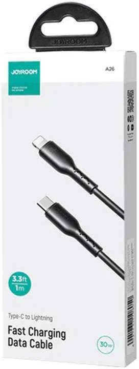 Joyroom Kabelis Flash įkrovimas USB C prie Lightning SA26-CL3 / 30W / 1m (juodas)