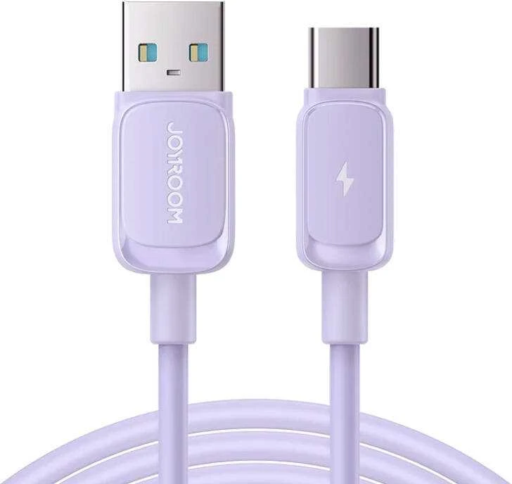 Joyroom Kabelis S-AC027A14 USB į USB C / 3A/ 1.2 m (violetinė)