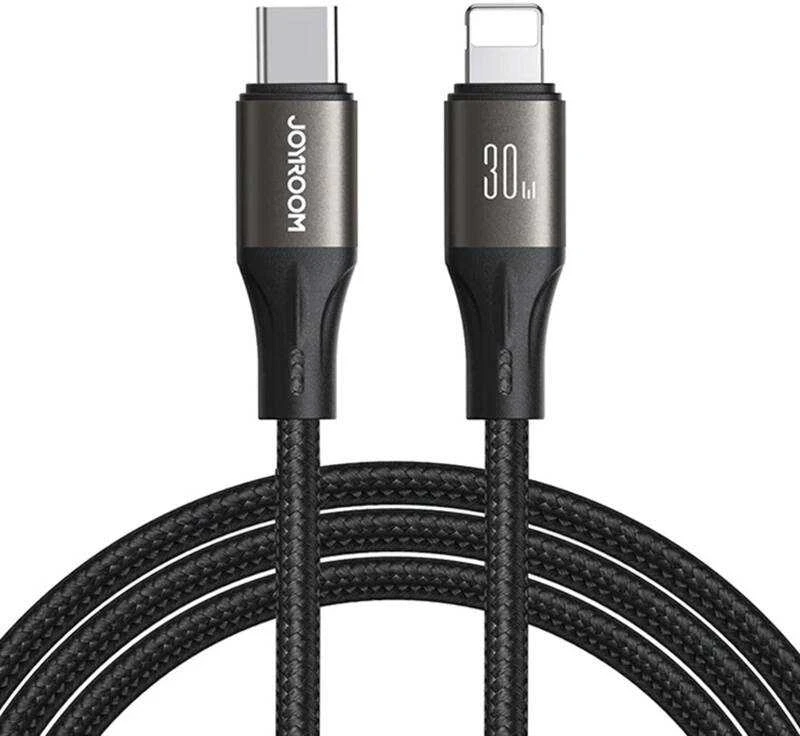 Joyroom Light-Speed USB-C laidas su Lightning SA25-CL3, 30 W, 2 m (juodas)