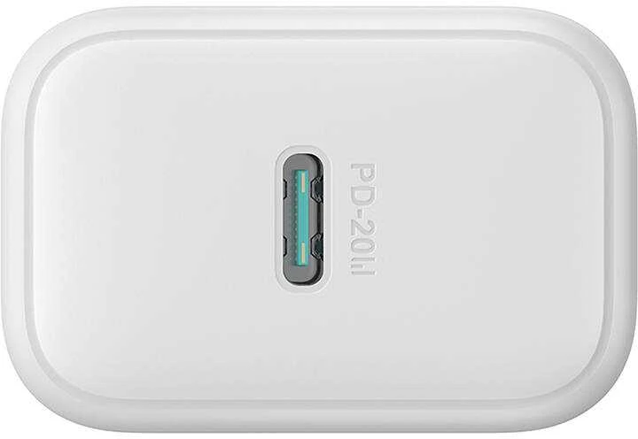 Įkroviklis Joyroom JR-TCF20 20W USB-C + USB-C į USB-C laidas 1,0m baltas
