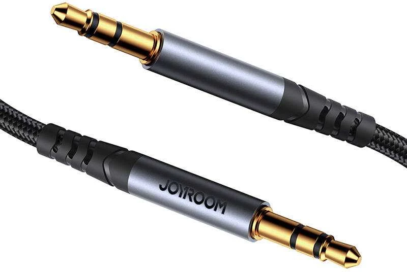 Audio kabelis Joyroom SY-A08 3,5mm to 3,5mm 1.2m juodas