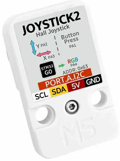 JoyStick2 Unit – vairasvirtė su mygtuku – Įrenginio išplėtimo modulis – M5Stack U024-V2