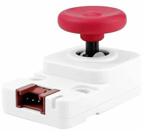 M5Stack JoyStick2 modulis su raudona vairasvirte