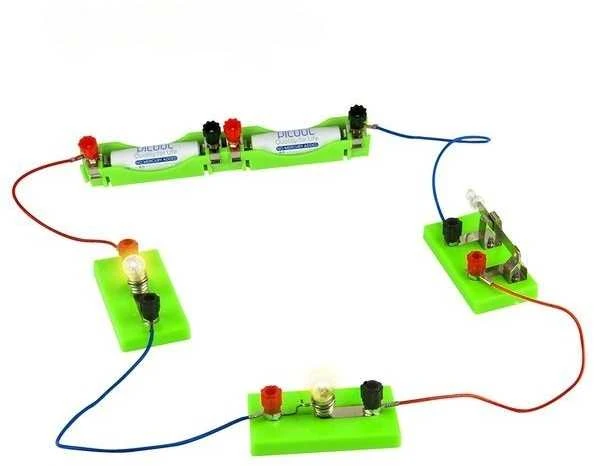Oem Jungiamasis laidas 40cm - kastuvas jungtis-krokodilas - paprastoms elektros grandinėms kurti