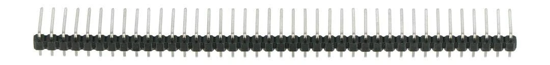 40 kaiščių tiesi jungtis 2.54 mm rastru