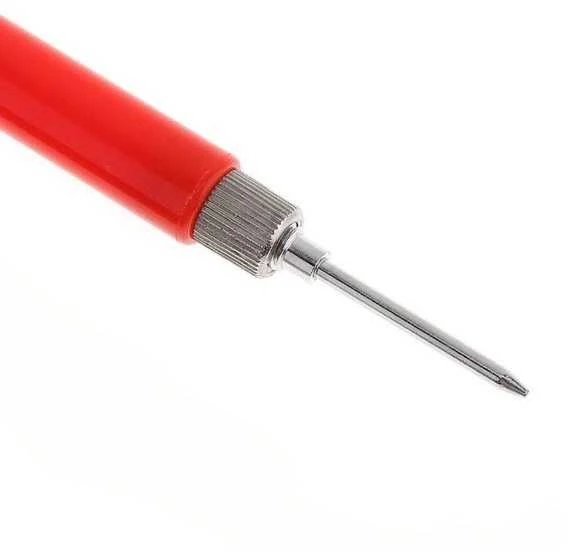 Juodas matavimo zondas - 6 cm - Matuoklio tikrinimo adata - Mėginių imtuvas