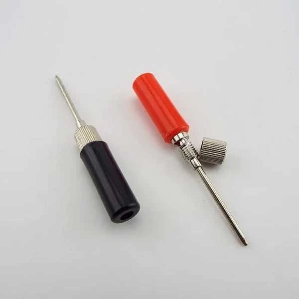 Juodas matavimo zondas - 6 cm - Matuoklio tikrinimo adata - Mėginių imtuvas