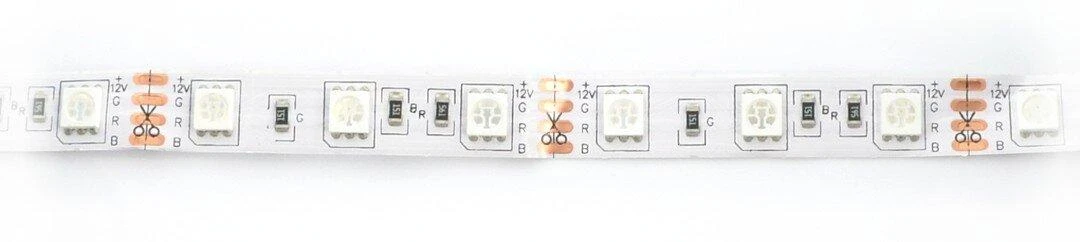 Oem Juosta LED SMD5050 IP20 14.4W, 60 LED/m, 10mm, RGB - 5m