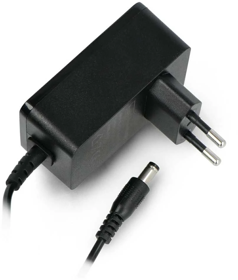 JustPi 12V/2.5A maitinimo šaltinis, skirtas Arduino - DC 5.5/2.1mm kištukas