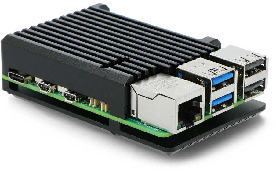 justPi Raspberry Pi 5 aliuminis korpusas