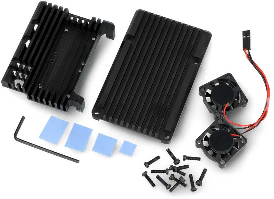 justPi Pro rinkinys su Raspberry Pi 5 8 GB + SSD + monitoriumi + 32 GB Micro SD + priedais