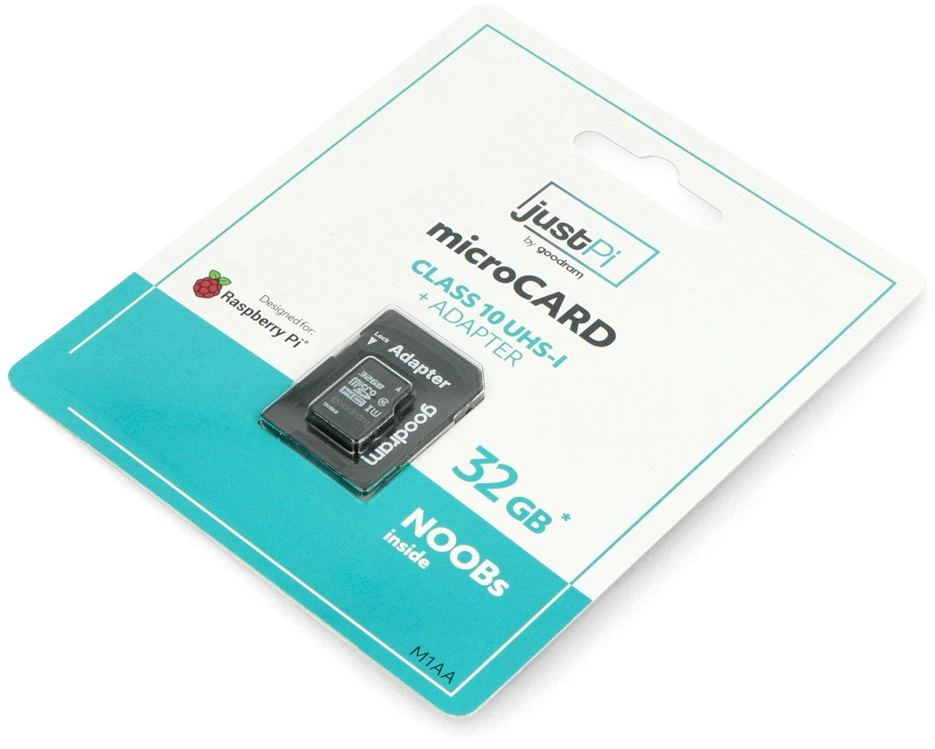 justPi rinkinys – Raspberry 5 WiFi, 4 GB RAM + 32 GB Micro SD + oficialūs priedai
