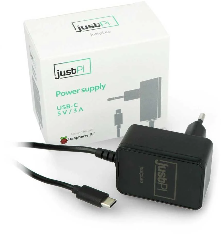 justPi rinkinys su Raspberry Pi 4B WiFi 8GB RAM + 32GB Micro SD + priedai