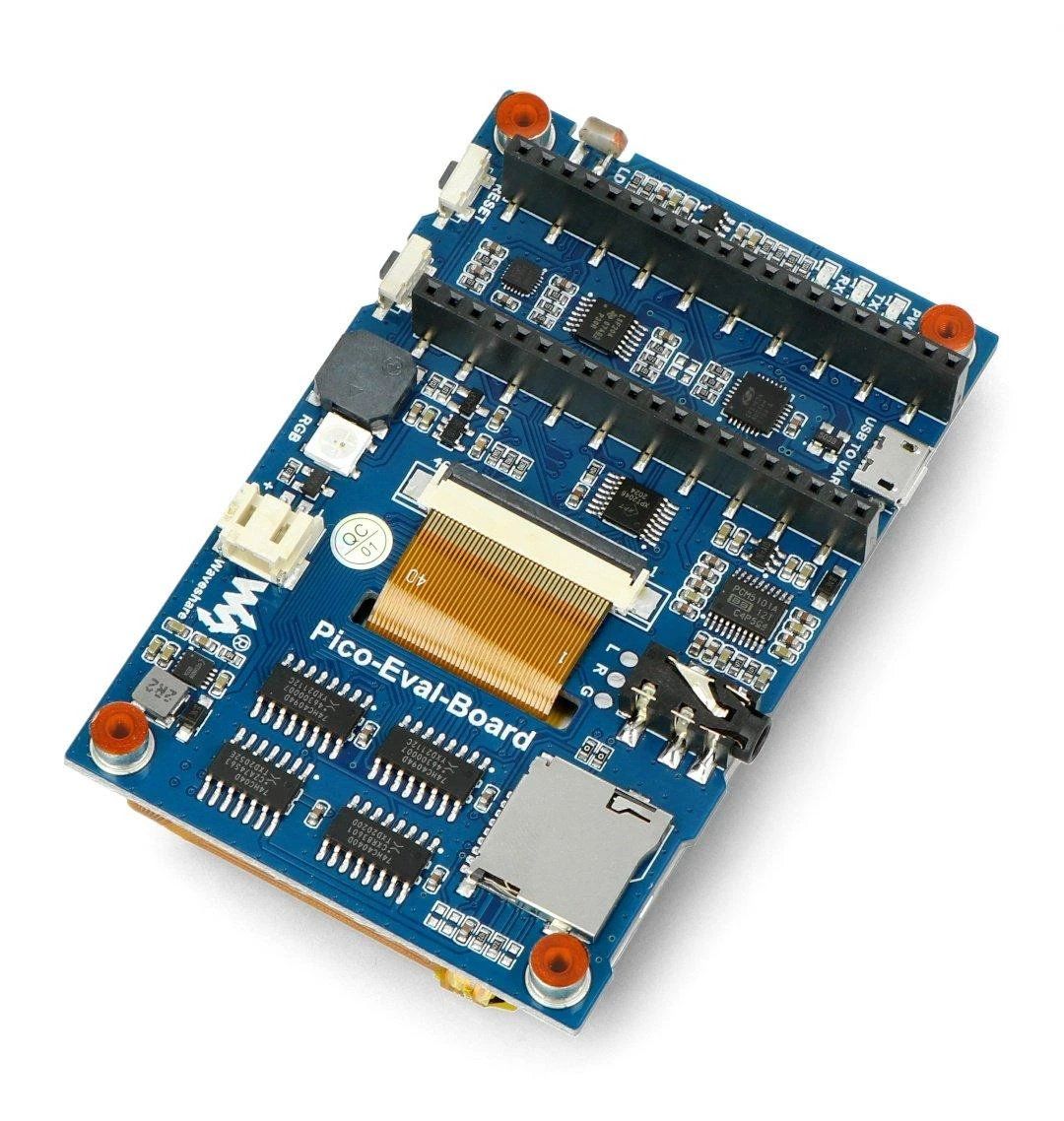 Jutiklinis ekranas LCD IPS Ekranas 3.5'' 480x320px + garsas - SPI - 65K RGB - Raspberry Pi Pico - Waveshare 20159