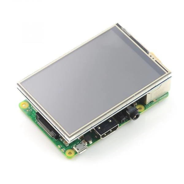 3.5 colių LCD ekranas Raspberry Pi plokštei