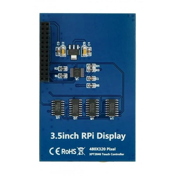 Raspberry Pi TFT ekrano plokštė su GPIO jungtimi