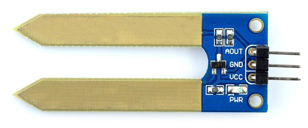 Waveshare dirvožemio drėgmės jutiklio modulis iš viršaus